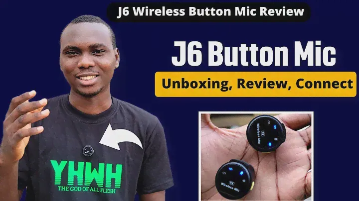 J6 Wireless Lavalier Mic Review & Unboxing | Better than Hollyland Lark M2 Mic?