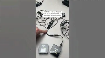 🎤Connecting 4 lav mics to the rode wireless go ii system to record 4 signals #rode #rodewirelessgo