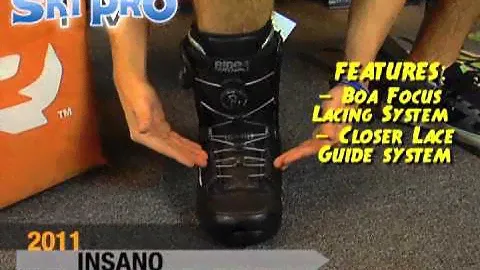 2010/2011 RIDE Insano Snowboard Boot Review by SkiProTV