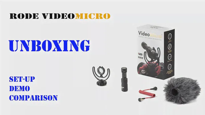 Rode Video Micro & Rycote Lyre Suspension Mount Unboxing and Demo