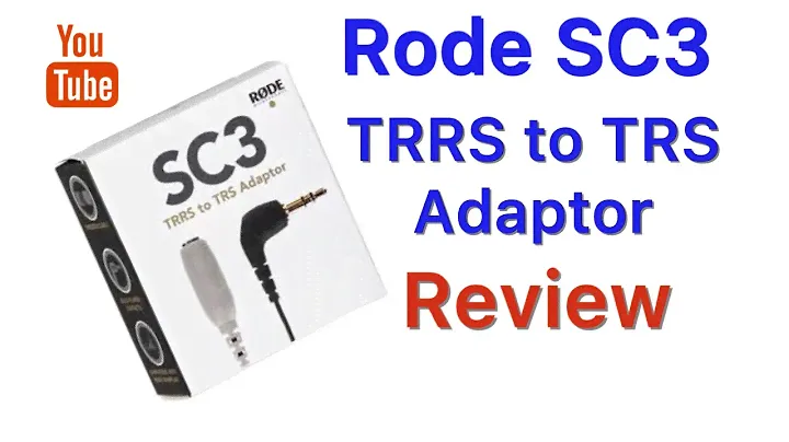 Переходник RODE SC3 TRRS на TRS КРАТКИЙ ОБЗОР