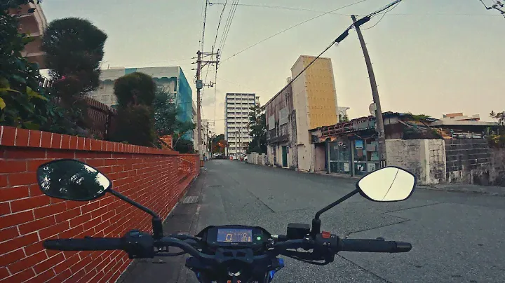 Motorcycle Ride in Okinawa Japan [4K] early in the morning