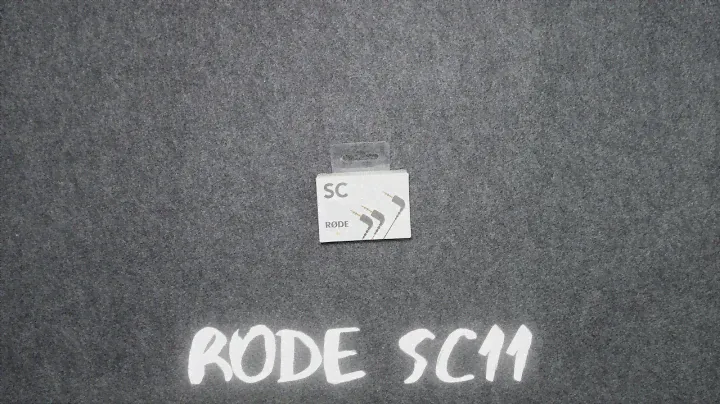 RODE SC11 - UNBOX AND TEST