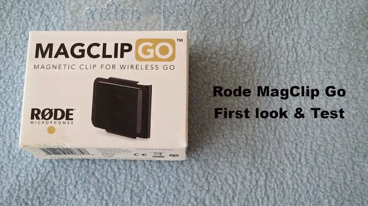 Rode Magclip Go, First Look - How to use