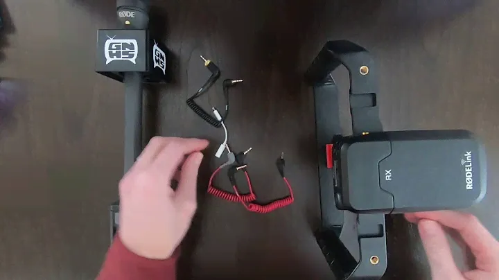 Setting up the Rode Reporter Mic and Camera Rig