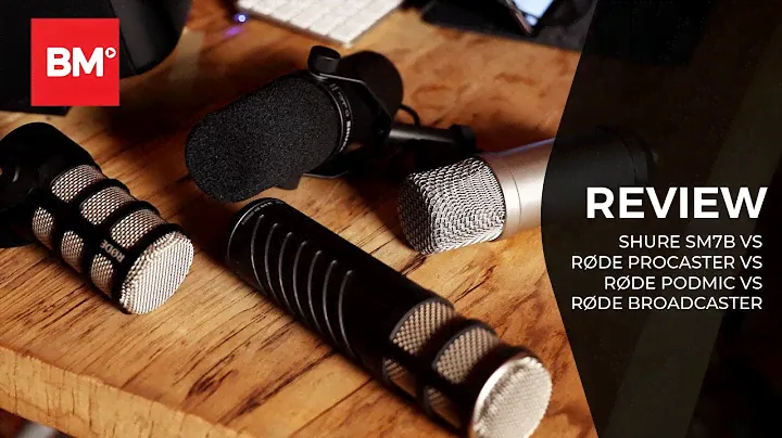 Shure SM7B vs. Røde Procaster vs. Røde Podmic vs. Røde Broadcaster: podcastmic review