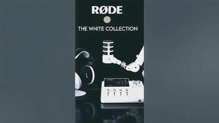 The White Collection - Limited Edition Drop From Røde #rode #rodemic #rodepodmic #rodepodcasterduo