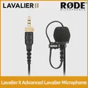 RODE RODE LAVALIER II Проводной профессиональный петличный микрофон для беспроводной связи Go II, беспроводной микрофон для аудио смартфона