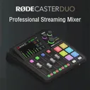 Профессиональная звуковая карта RODE Caster Duo, Миксер для прямой трансляции, USB-C, поддержка 2 входов4 выходов для прямой трансляции аудио записи (art.: 3920c2347a61e)
