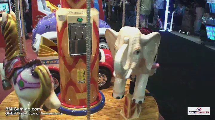 Carousel 1900 Deluxe Kiddie Carousel Ride - BMIGaming.com - Falgas Amusements