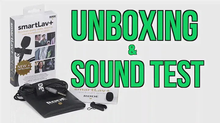 Rode SmartLav Plus Lavalier Mic For iPhone & Smart Phones - Unboxing & Sound Test