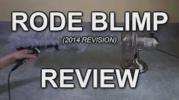Review: Rode Blimp windshield (2014) with Rycote Lyre suspension