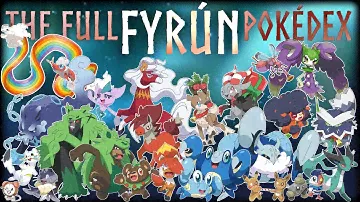 Creating An Entire Nordic Pokédex! THE FYRÚN REGION