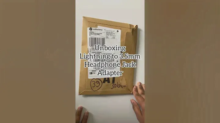 UNBOXING - rode sc7 trs to trpp  and Lightning to 3.5mm Headphone Jack Adapter #unboxing #wirelessgo
