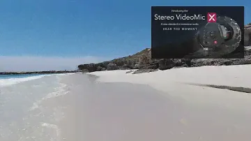 Beach/Ocean Sounds Demo - Using the “Rode Stereo Videomic X” microphone and “Osmo Action” camera