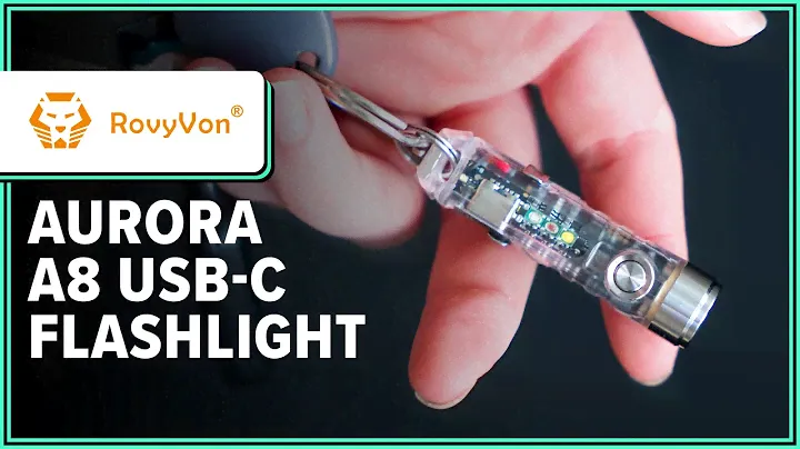 RovyVon Aurora A8 USB-C Keychain Flashlight Review (2 Weeks of Use)