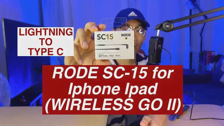 (2024) RODE SC-15 Lightning Accessory Cable | Iphone Ipad to RODE WIRELESS GO II Set Up | TAGALOG