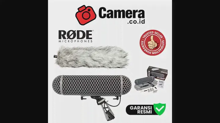 More In The Description Rode Blimp Windshield and Rycote Shock Mount Suspension System for Shot...