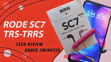 RODE TRS to RRS Patch Cable | Tech Review Under 3min