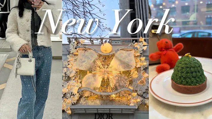 Holiday vibe in NYC, Jisoo's Dior Dress, Shopping & Dessert & Classic Music