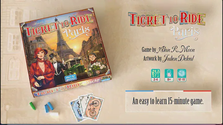 Ticket to Ride Paris: watch the trailer!