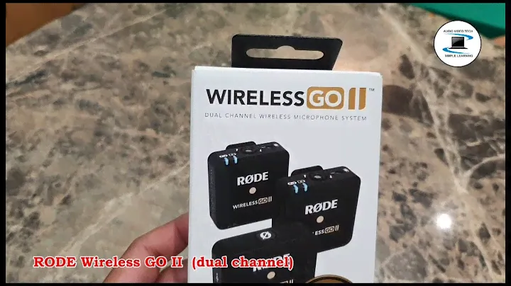 Wireless Go II ( dual channel wireless microphone system ) : unboxing.