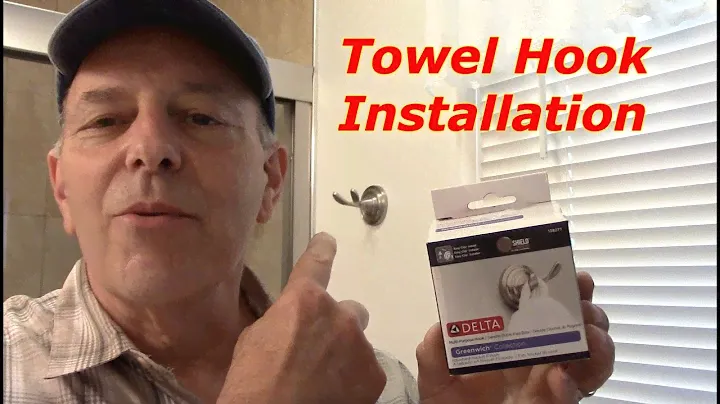 How To Install A Towel Hook Or Coat Hanger
