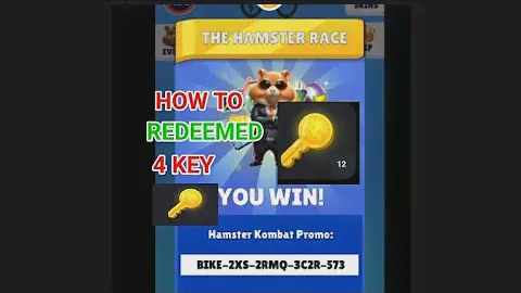 HOW TO PLAY BIKE RIDE 3D HAMSTER FAM/GET MORE KEY BIKE RIDE 3D/HOW TO REDEEMED CODE HAMSTER KOMBAT