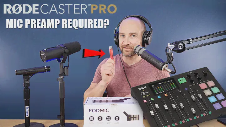 Rodecaster Pro with or without SE Dynamite: 5 x Mics Compared!