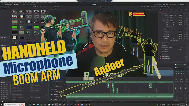 Budget Handheld Mic Boom Pole by :  ANDOER  #PabzTvVlogs