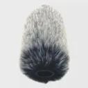 Ветровое стекло с микрофоном VideoMicro и ветрозащита Deadcat, меховая муфта для защиты от ветра для RODE VideoMic Go