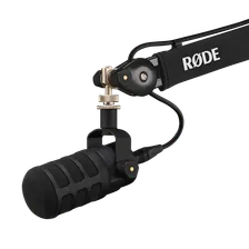 RODE PODMIC USB универсальный вещательный микрофон с динамическим капсюлем, подключение XLR и USB-C, совместим с Windows, MAC, Android и iOS устройств