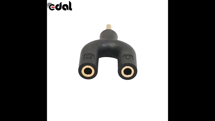 3 5mm Stereo Audio Male to 2 Female Headset Mic TRRS Y Splitter Adapter purchased from aliexpress