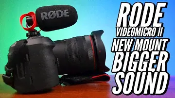 New Rode VideoMicro II On Camera Microphone | New Mount Bigger Sound Still A Great Deal